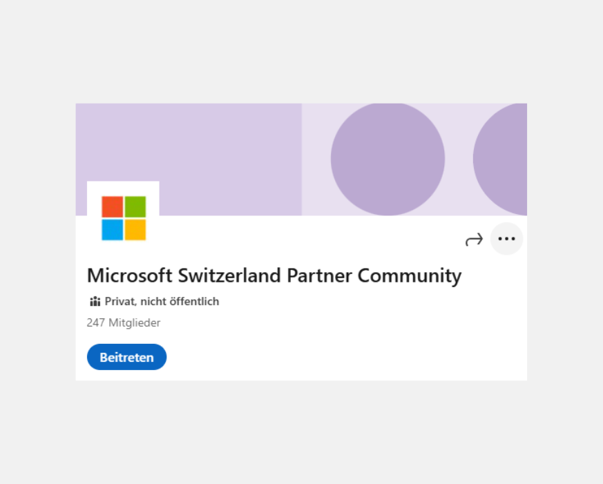 Microsoft Switzerland Partner Community_