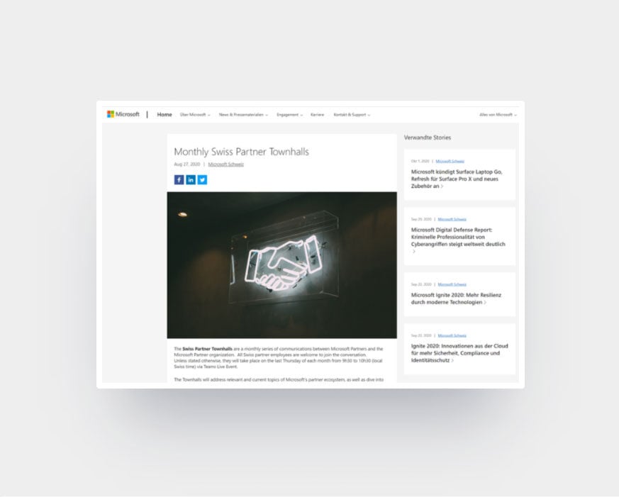 link-microsoft-page